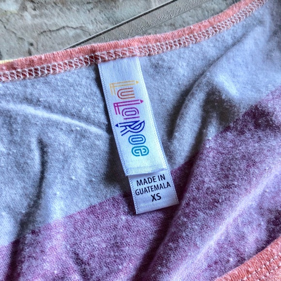 LuLaRoe Abstract Sherbet Swing Top - Picture 4 of 4